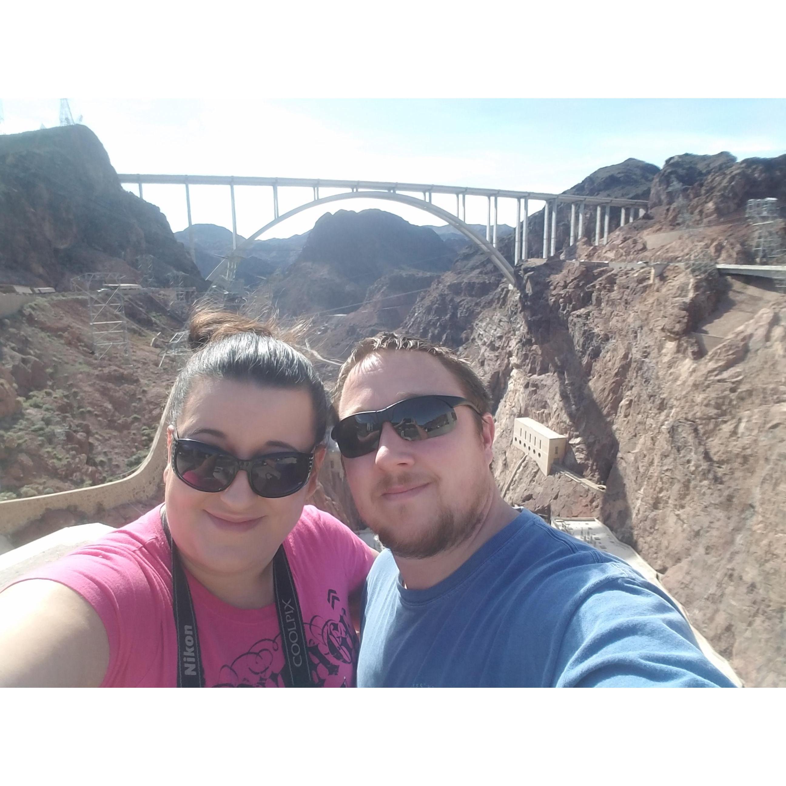 We saw the Hoover Dam. 2017