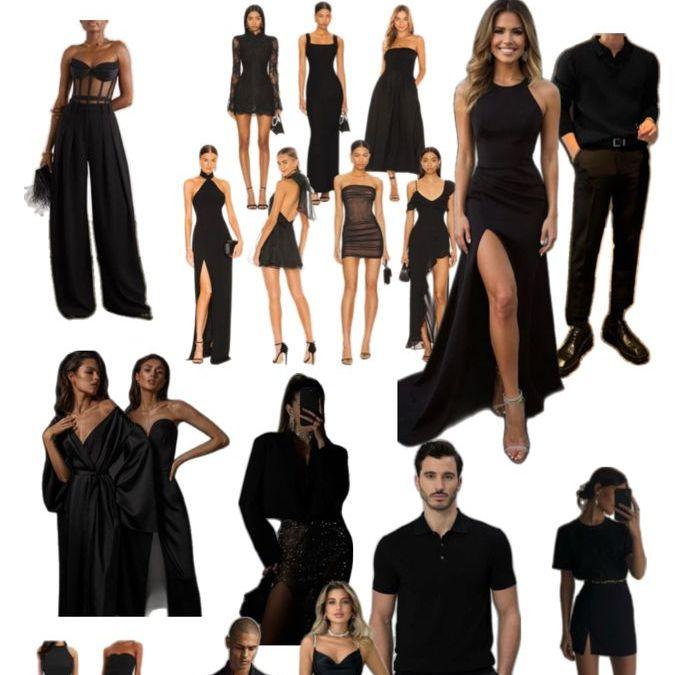 Inspo for WHAT to wear. Please dress elegant. It does not need to be Black Tie attire (though would love if you do), but please wear something nice. No jeans or t-shirts. Dress to impress.