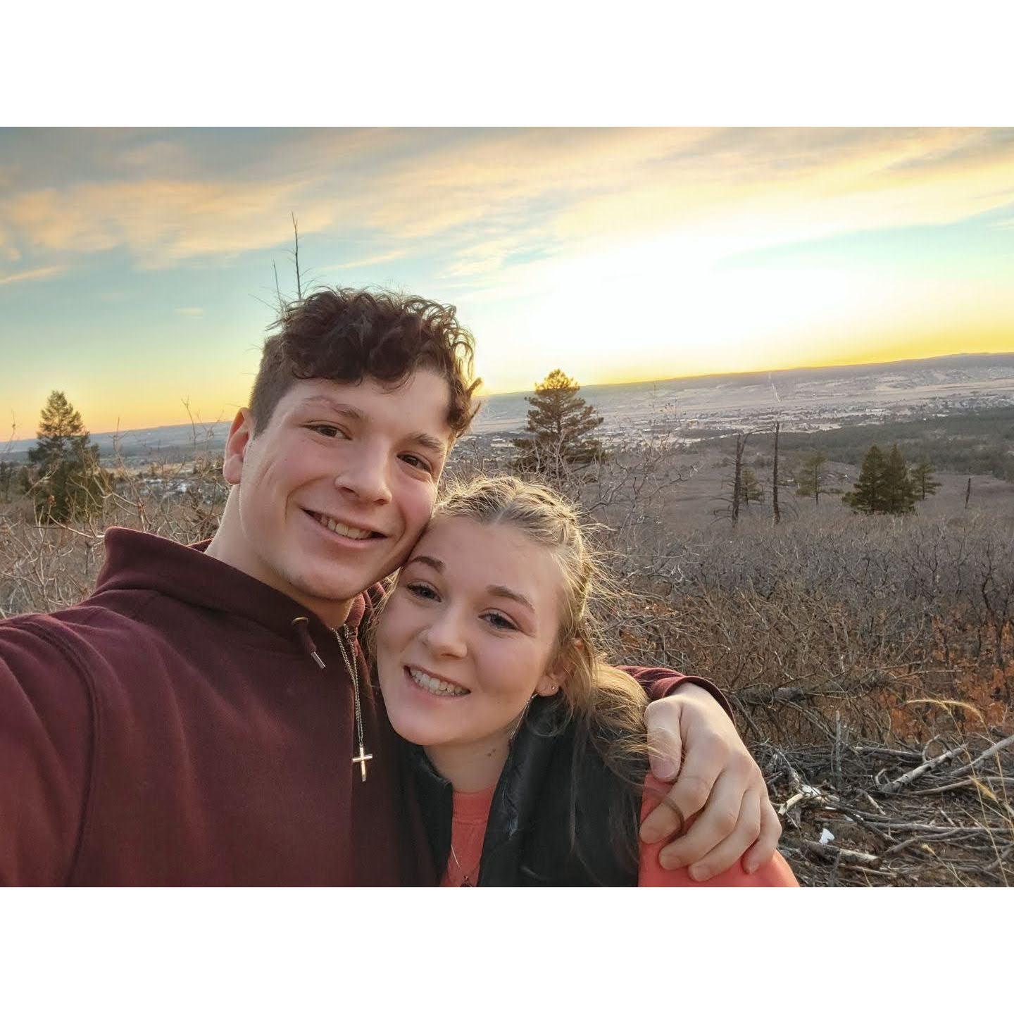 He asked me to be his girlfriend on Mt. Hermon on 03/15/22!