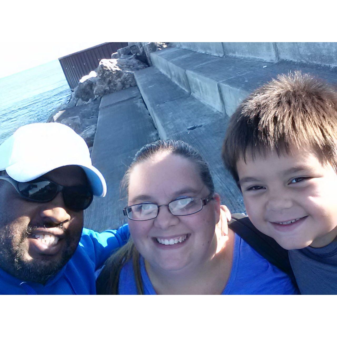 The IL side of Lake Michigan