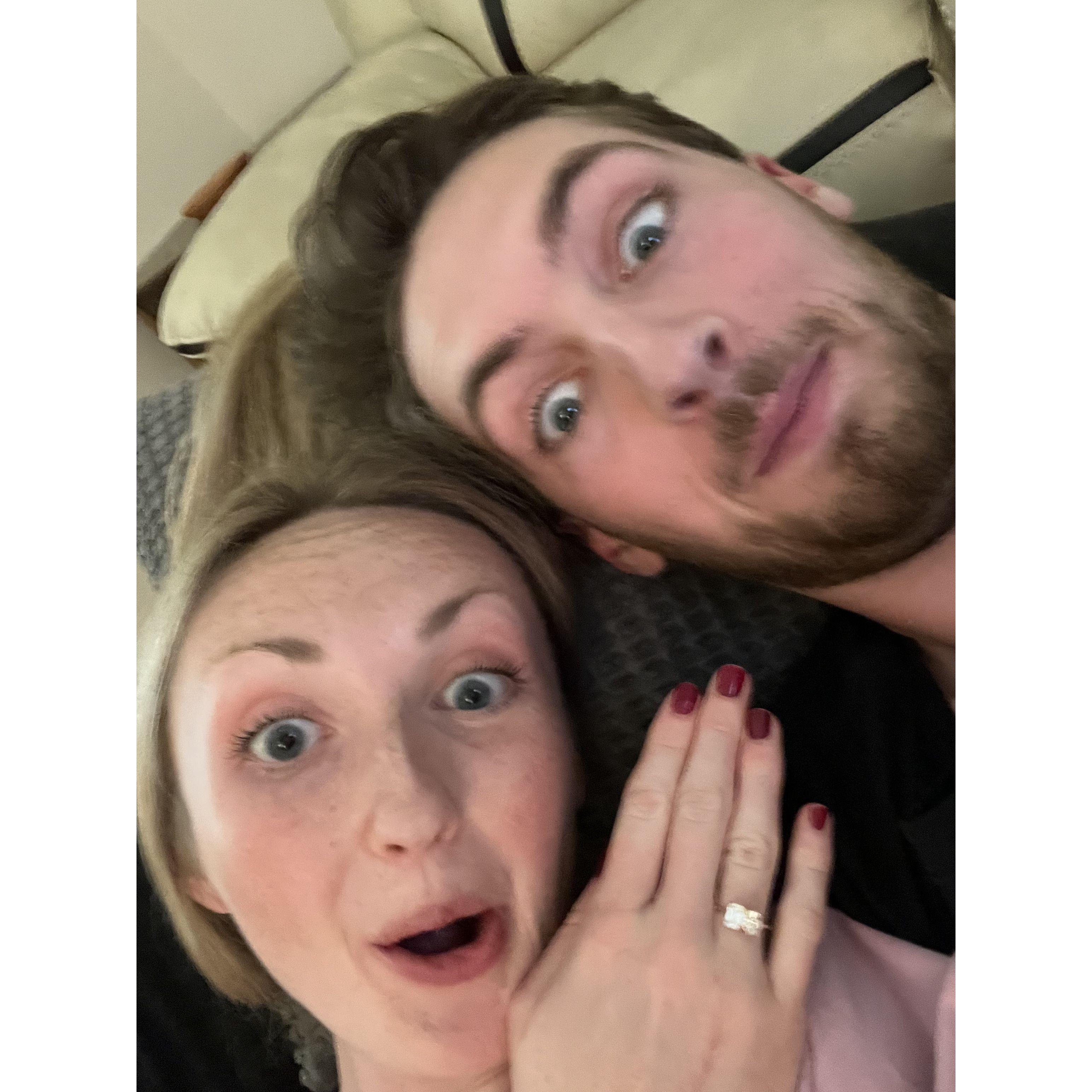 Engaged! Wow!