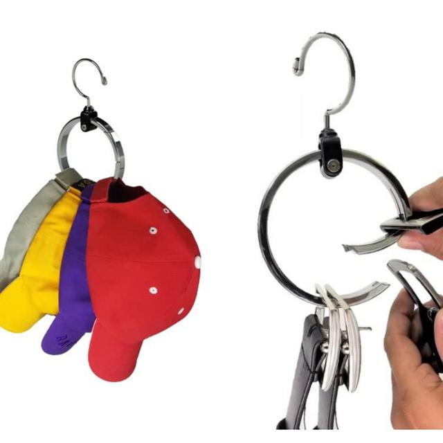 ROLLY HANGER (2 Pack) Premium Multi Purpose Hanger Organizer - Space Saving Hangers, Versatile, Smart Way to Save Closet Space, Strong for Belts, Hats, Ties, Scarves & More (2 Pack)