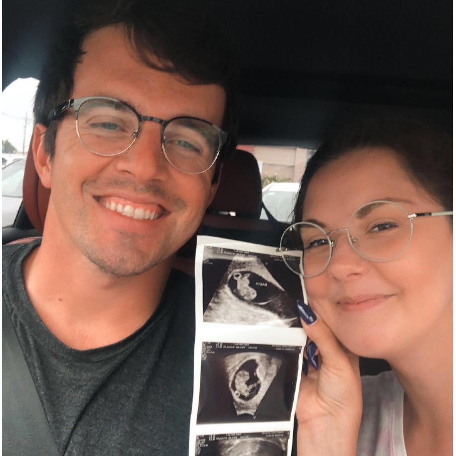 This was right after we had our first Ultrasound, little did we know we were having a boy.