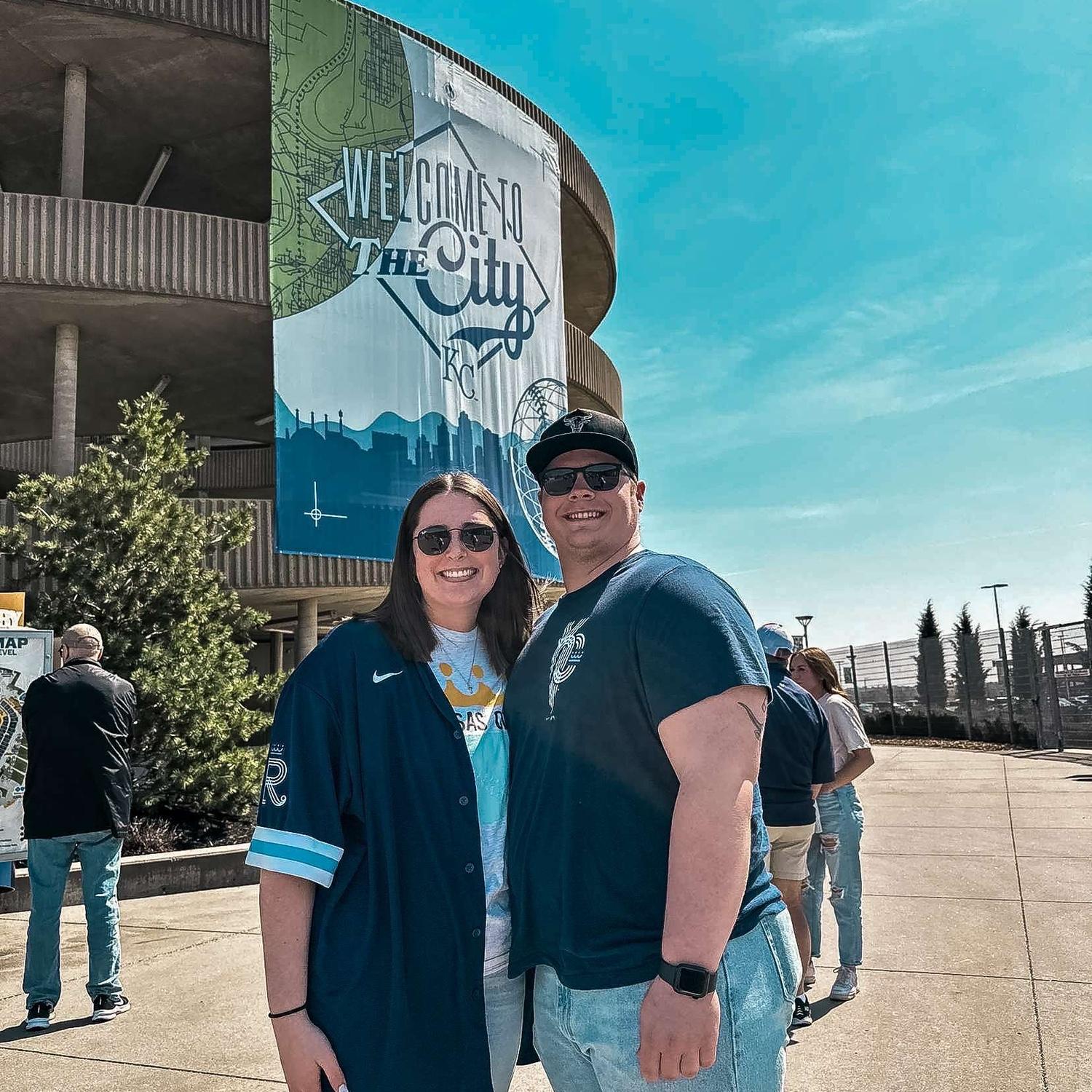 Our first (of many) Royals game!