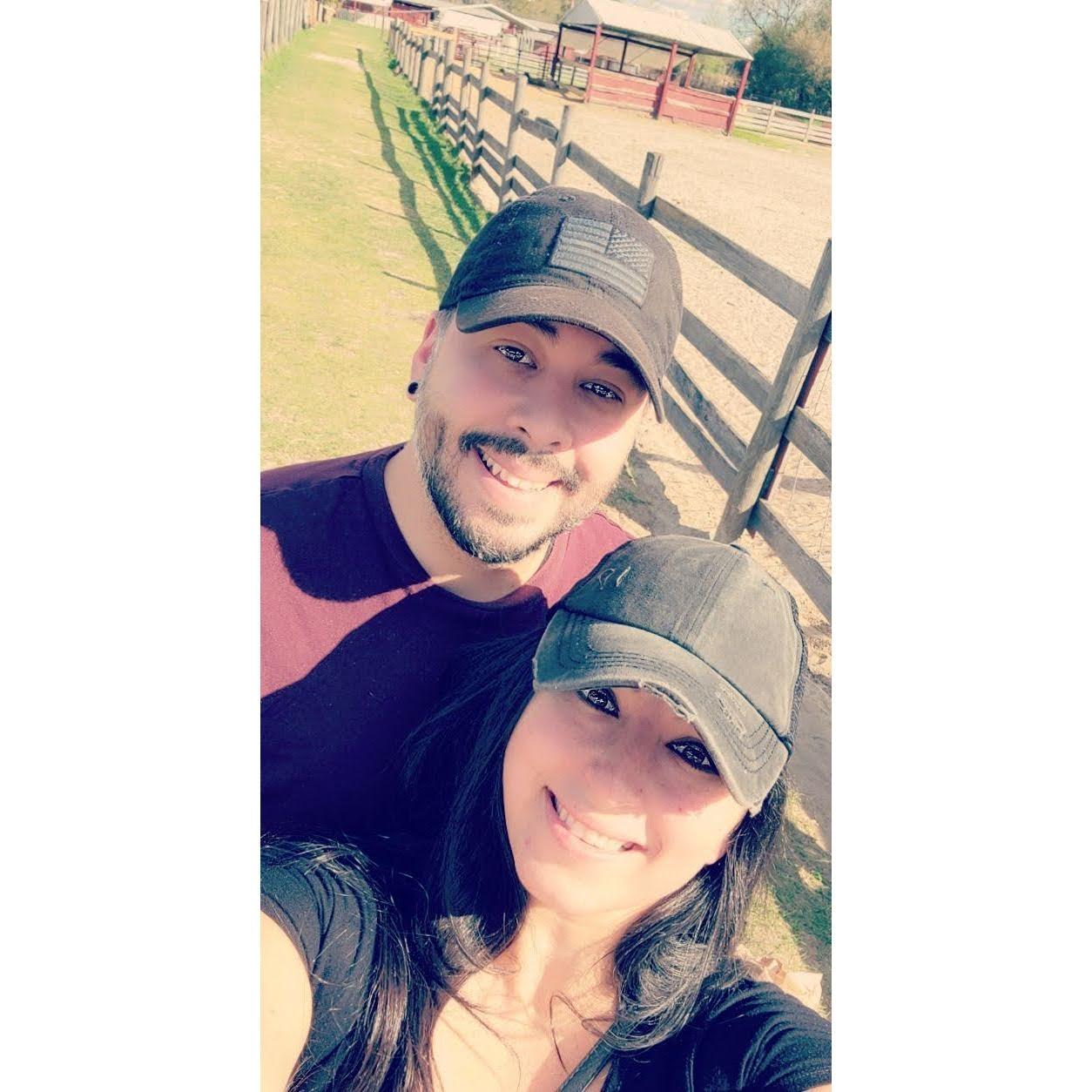 On a date in Ocala at a petting zoo 2021