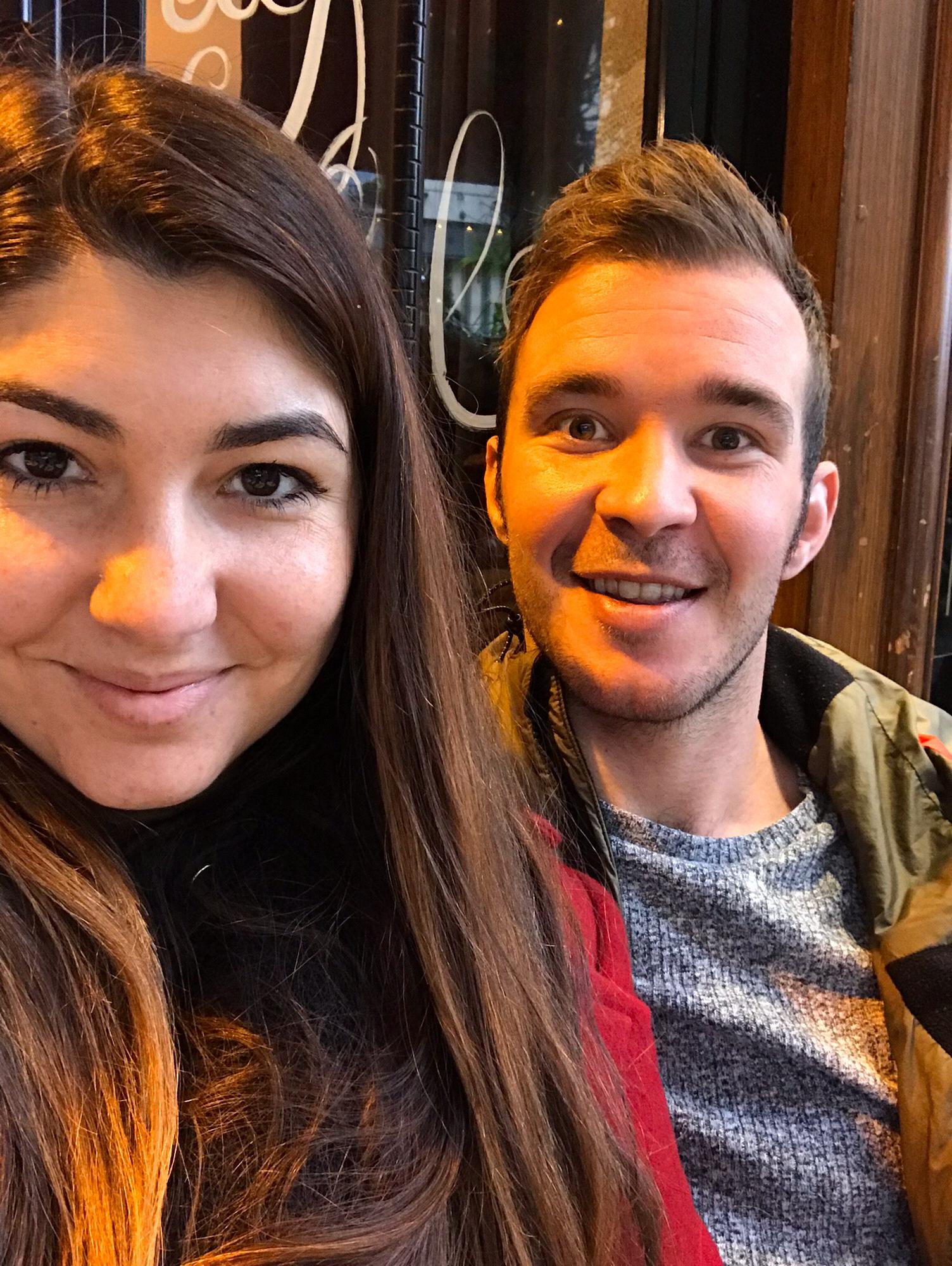 Cafe in Montmartre, Paris, January 2019