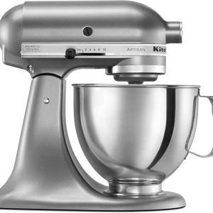 KitchenAid Artisan Series 5 Quart Tilt Head Stand Mixer, Contour Silver