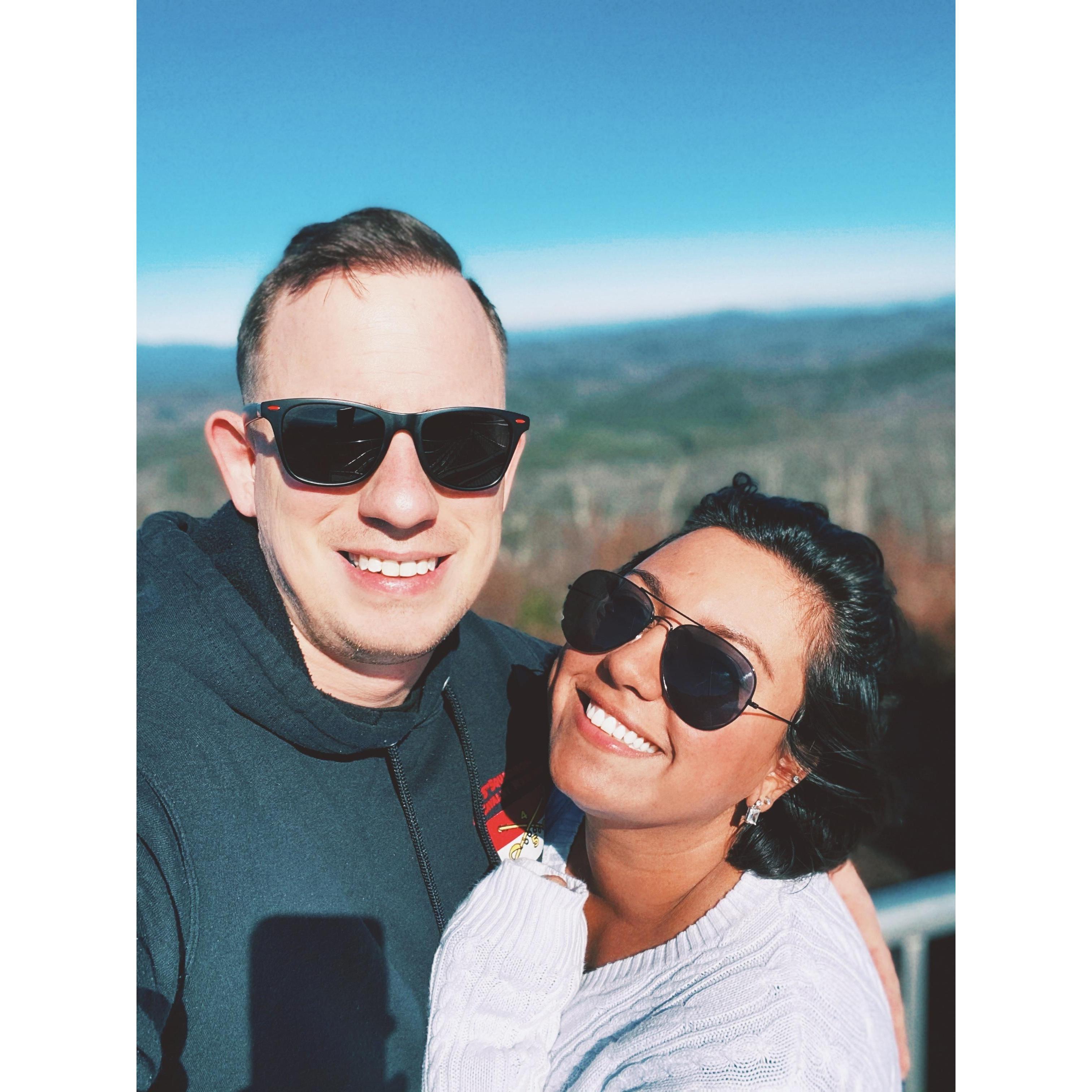 We took that picture a day before I move to Massachusetts again. Was at Sassafras, the border between South Carolina and North Carolina.