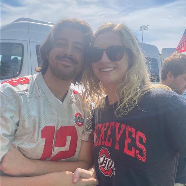 Our first picture together on the day that we met.