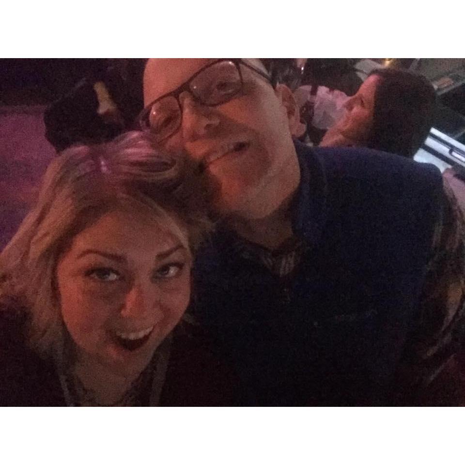 Yes I know we look ridiculous. But it's the only picture we took on the night he said he was falling in love.