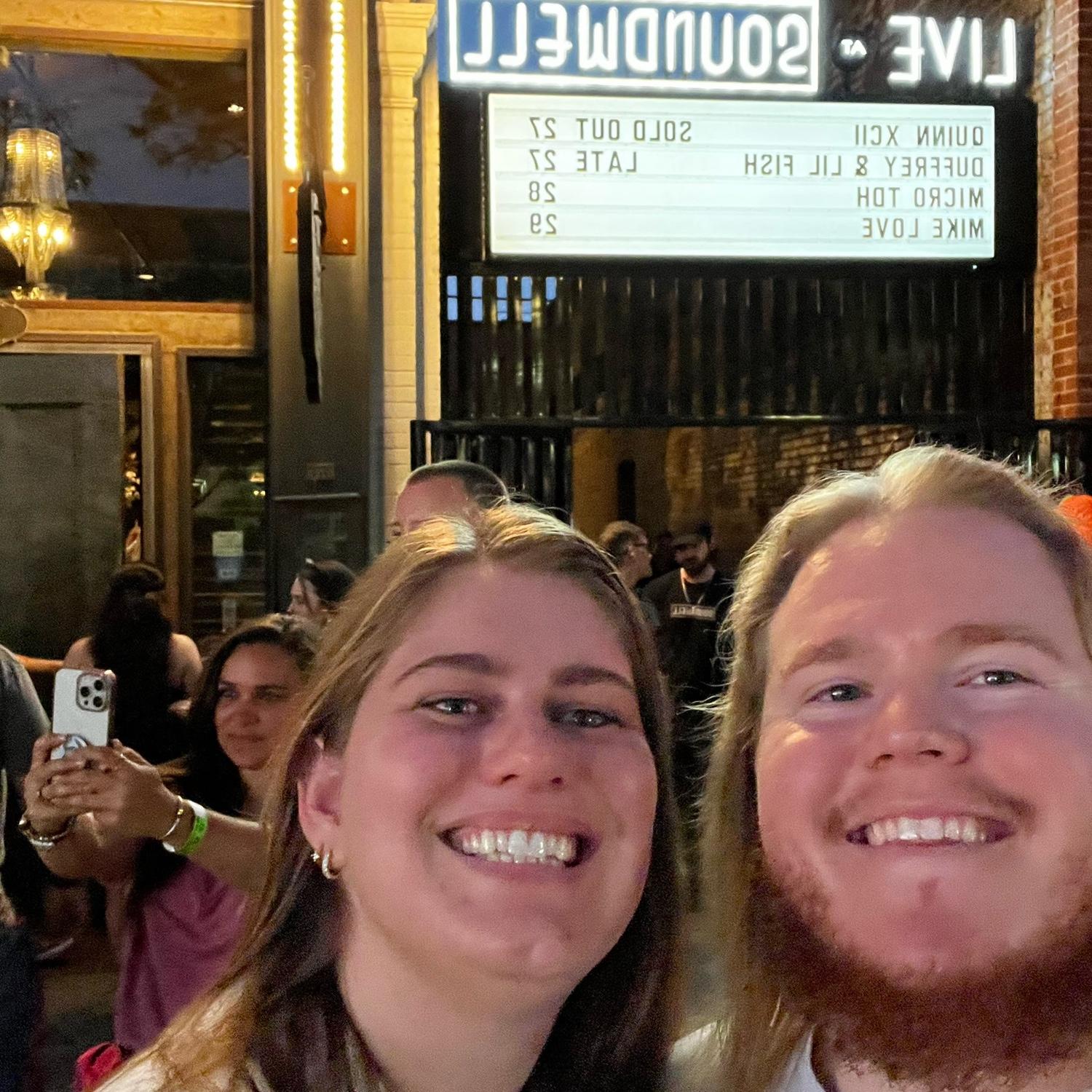 Back to see Quinn in concert. This trip was extra special because Garrett and Malynn picked out THE ring that weekend.