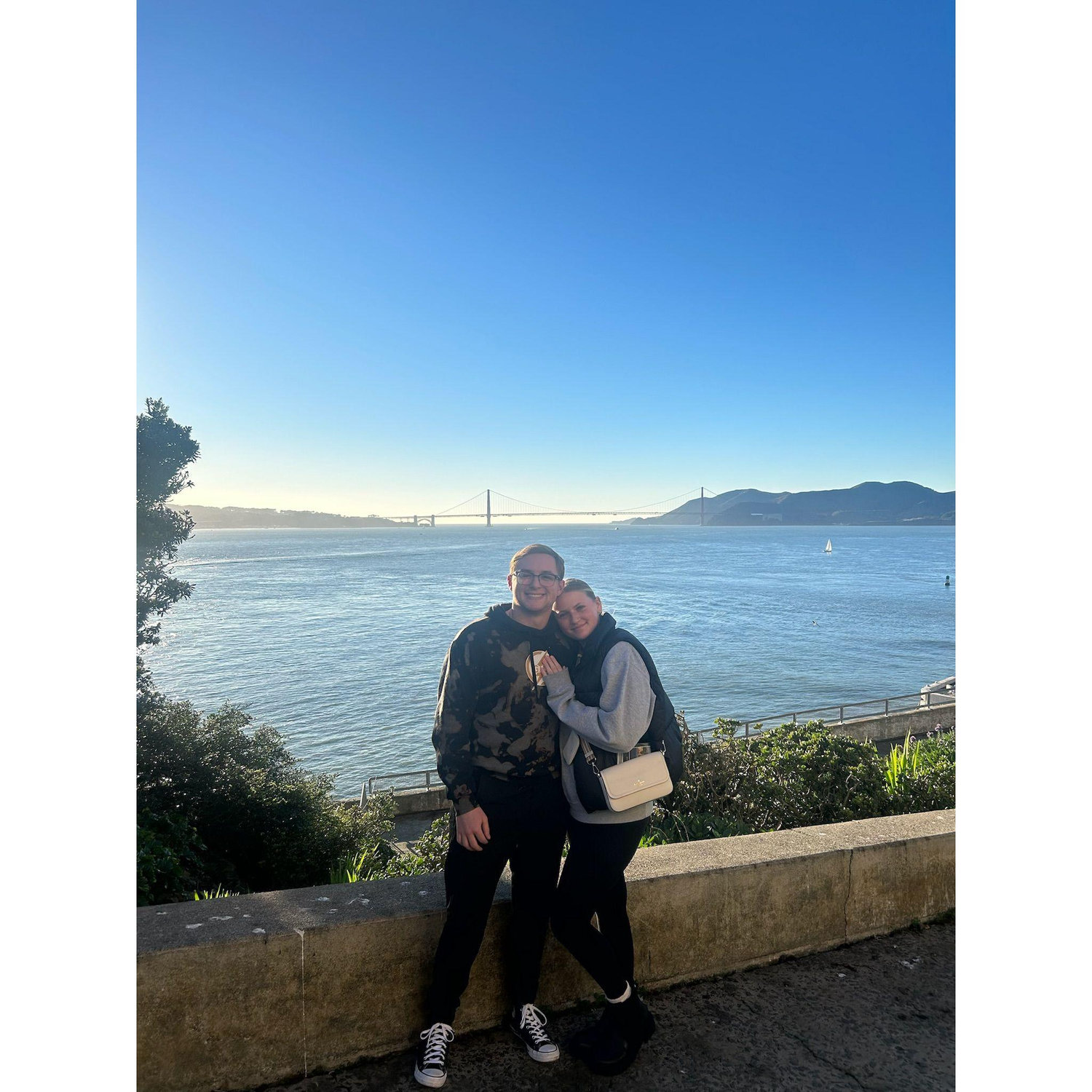 For Christmas 2023 we visited Bristol's family in Santa Cruz, California.
