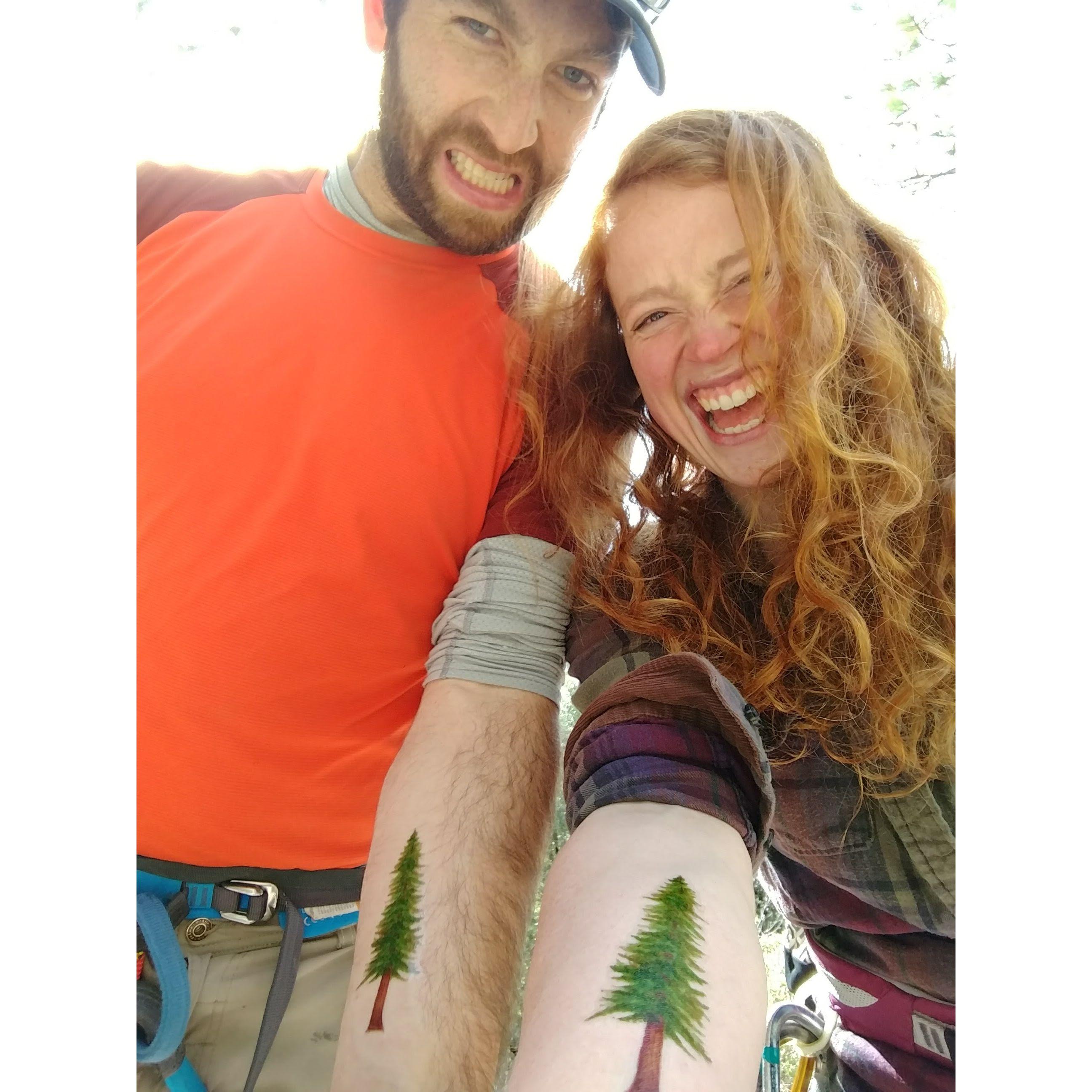 Our first climbing trip together