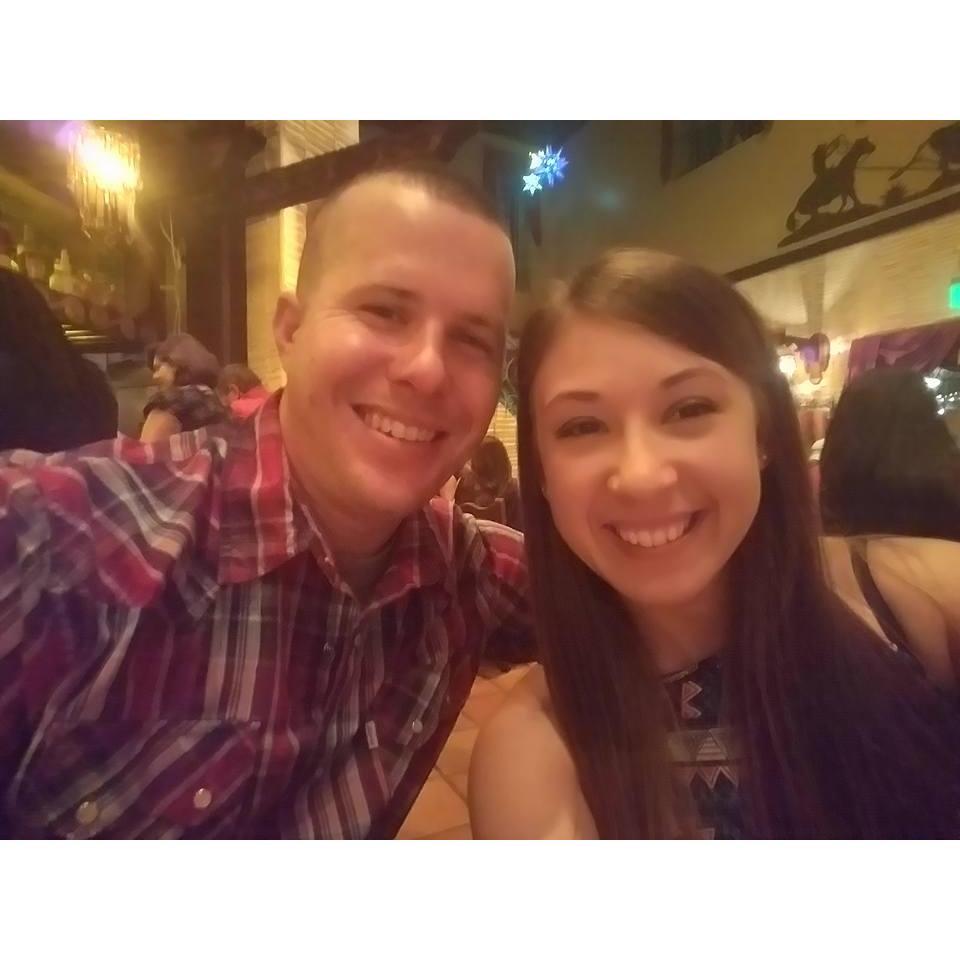 Visiting family in Houston before our first cruise!