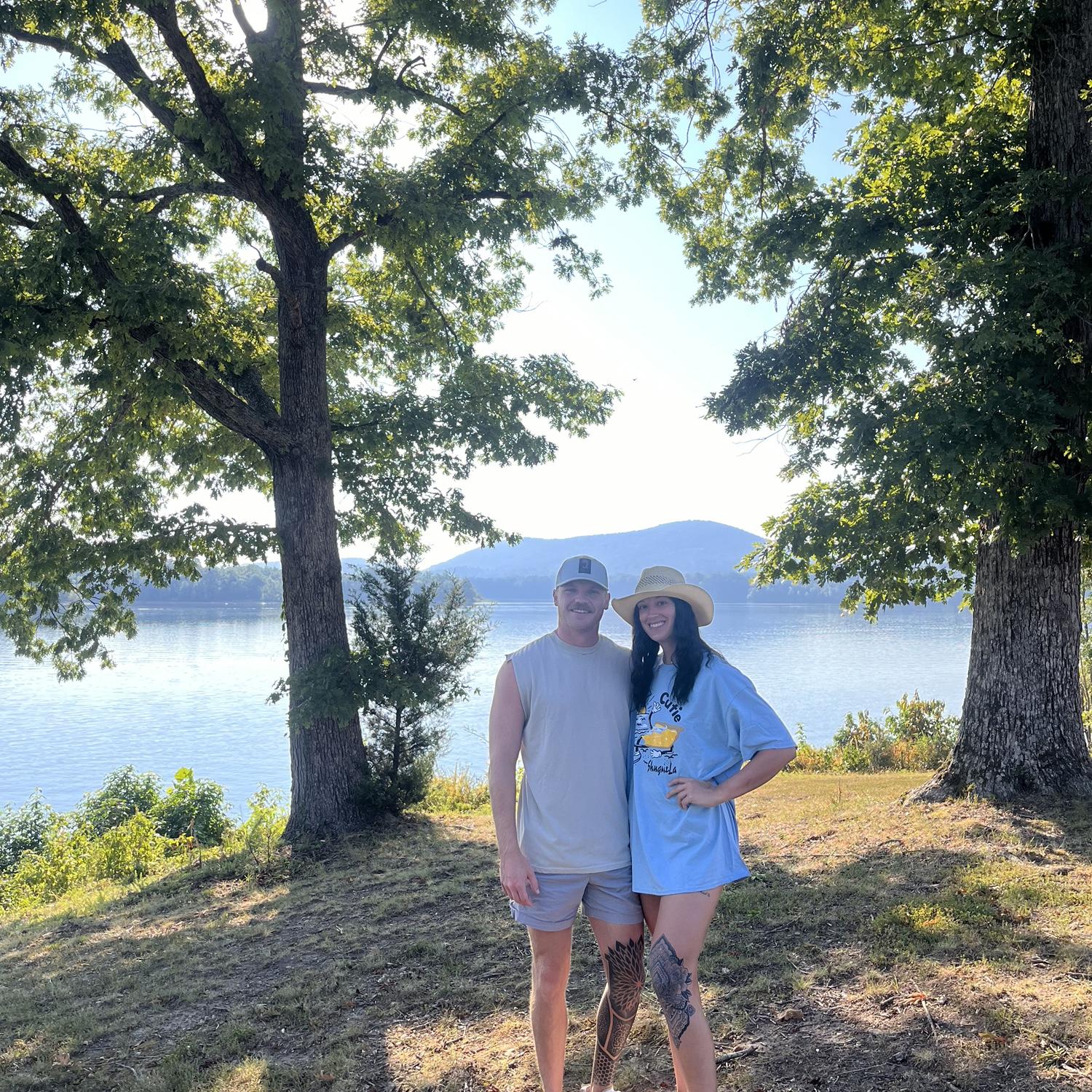 Year one (for Erinn) at the annual Henson Lake Ouachita Trip