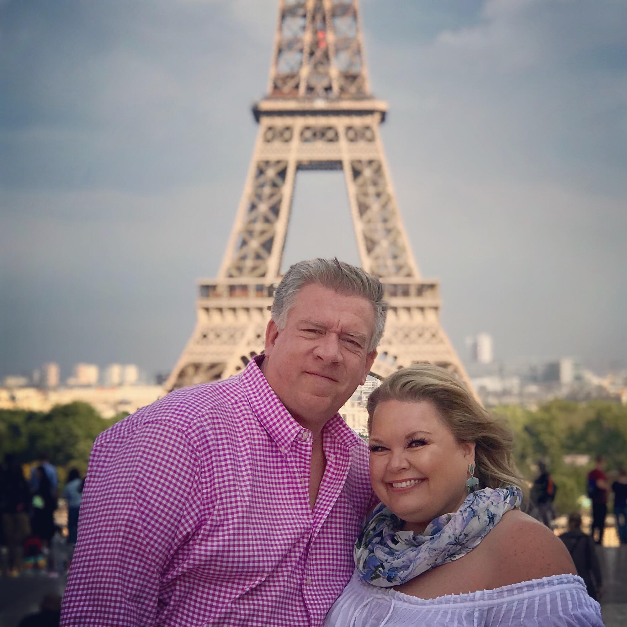 Our first trip to Paris together! This photo was taken just a few days before Walker popped the question...he had the ring in his pocket the entire vacation!