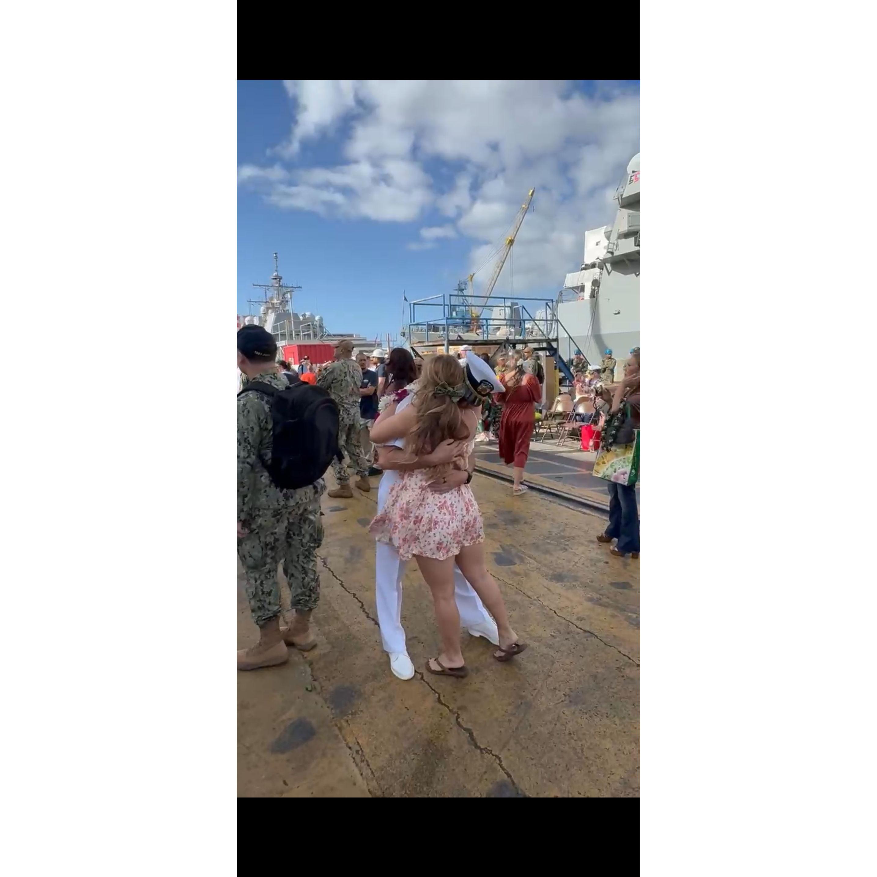 Davis' second homecoming from a 6 month deployment