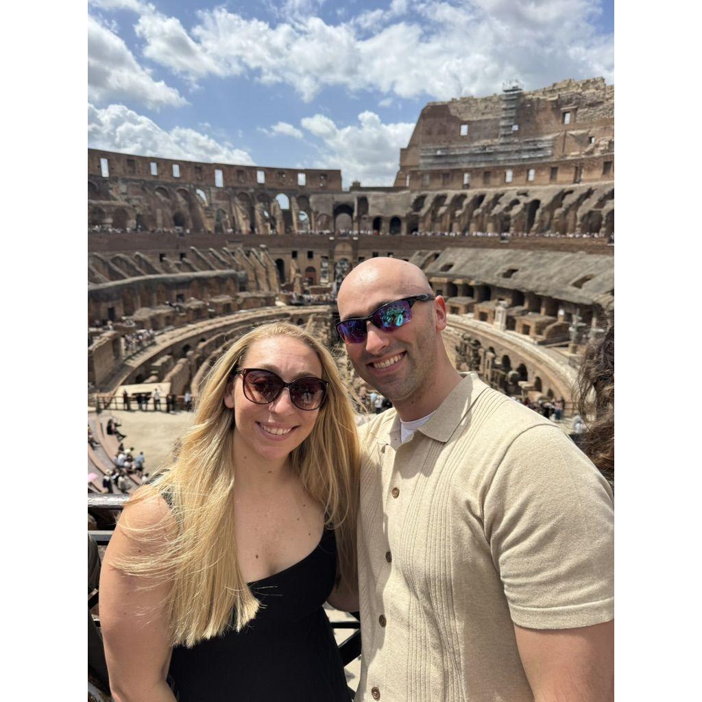 His first trip to Roma