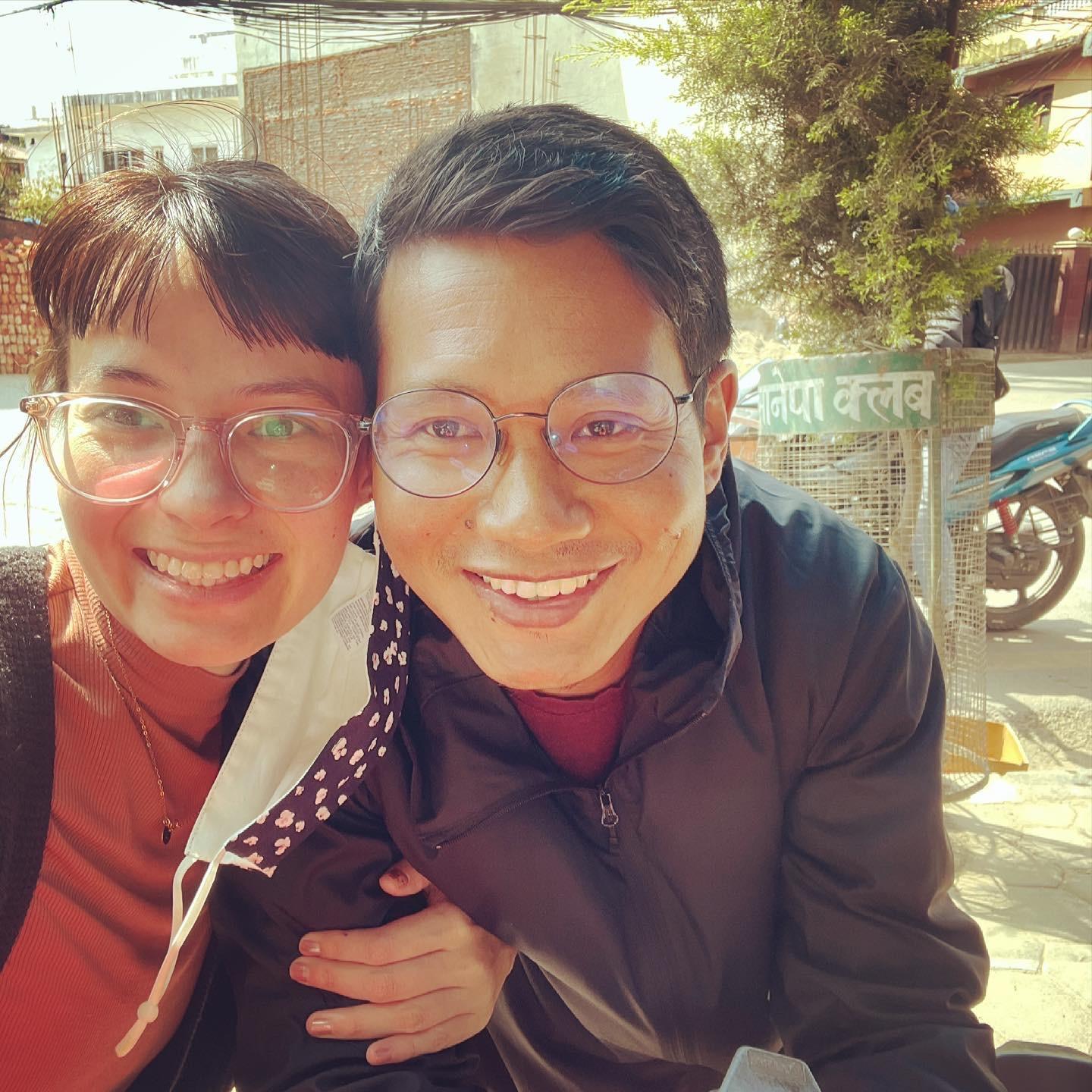 In person after 8 months of virtual dating!
