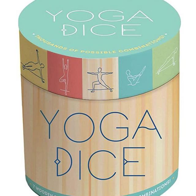 Yoga Dice: 7 Wooden Dice, Thousands of Possible Combinations! (Meditation Gifts, Workout Dice, Yoga for Beginners, Dice Games, Yoga Gifts for Women)