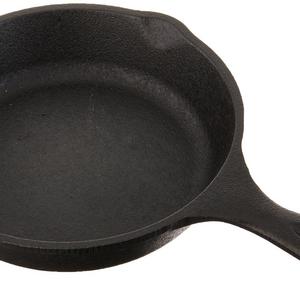 Lodge H5MS Heat Enhanced and Seasoned Cast Iron Mini Skillet, 5-Inch - Pack of 2