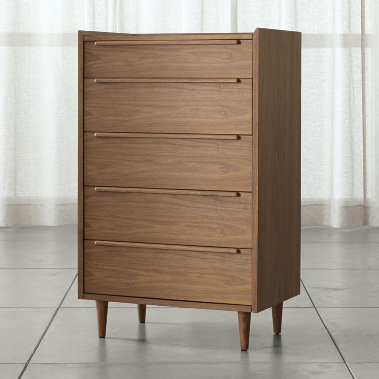 Crate And Barrel Tate 5 Drawer Chest Zola