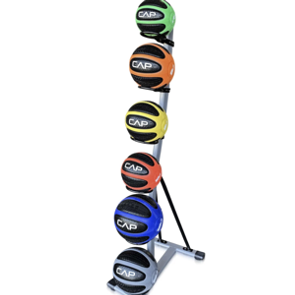 CAP Barbell Medicine Ball 42/55 LB Set with Rack , Comfort Textured Grip for Strength, Balance & Core Training, Multiple Options