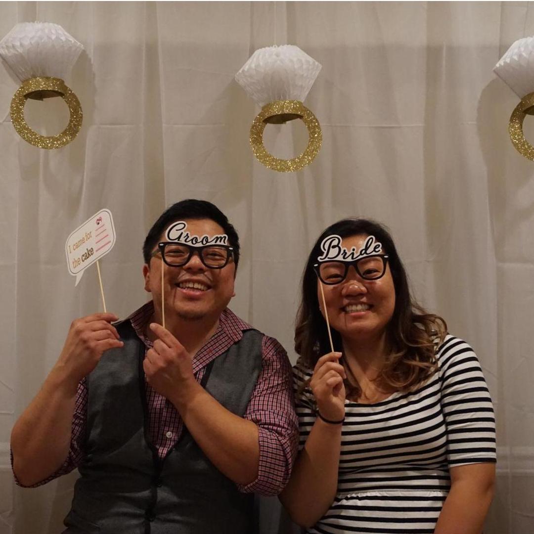 from the surprise engagement party!