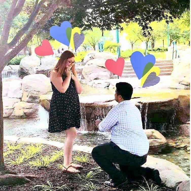 The proposal in Centennial Olympic Park