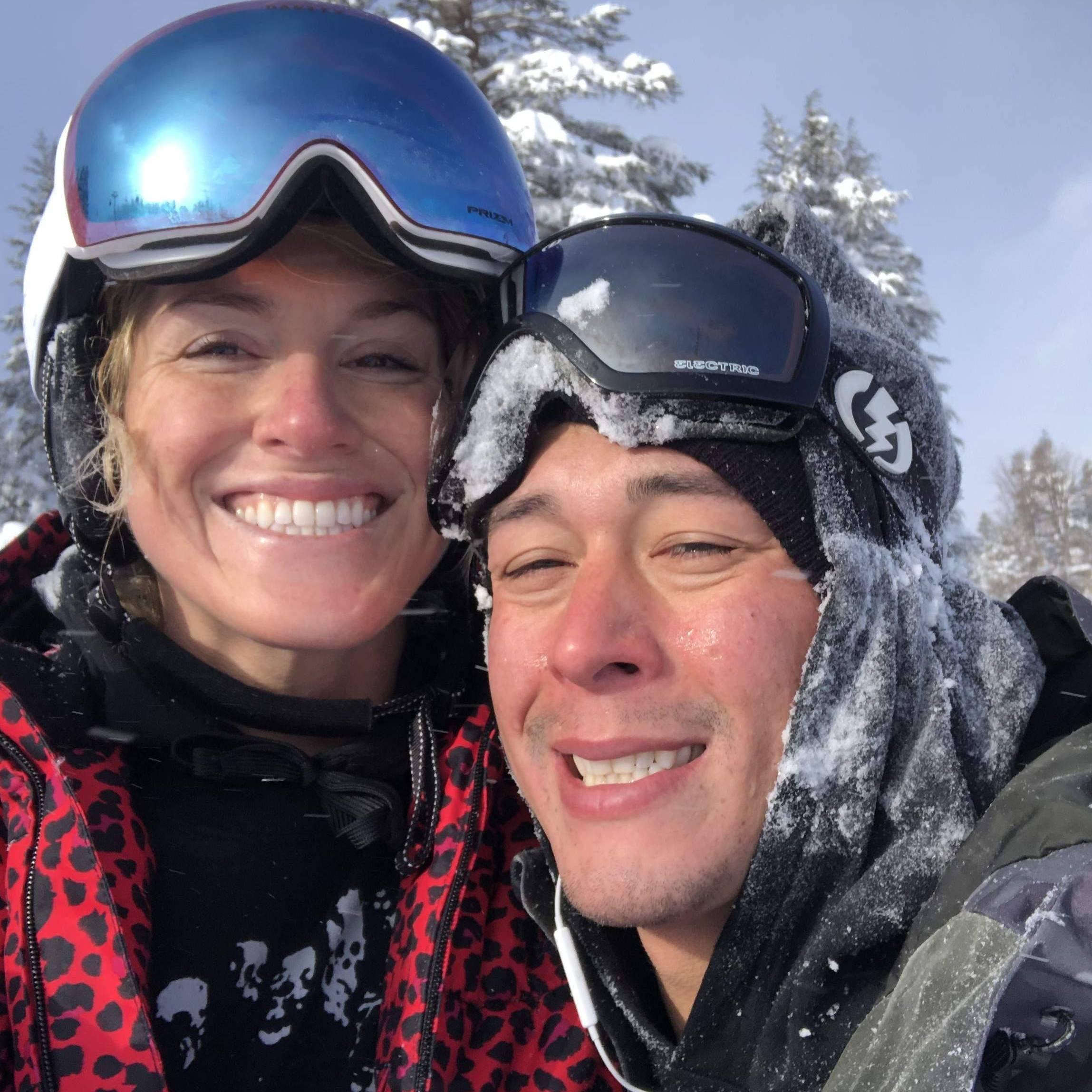 Snowboarding in Mammoth, November 2019