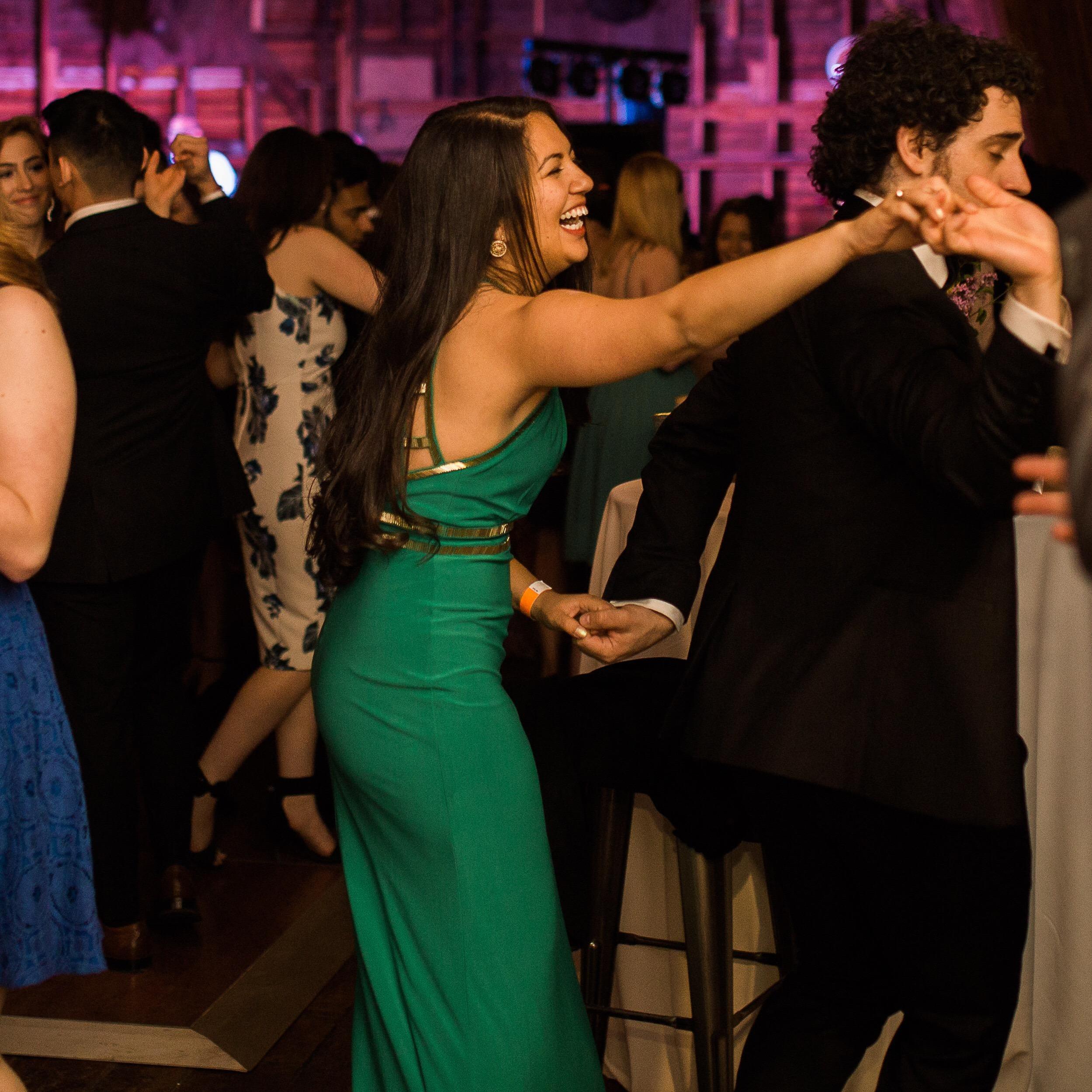 Dancing forró at Naomi's sorority formal. April 2016.