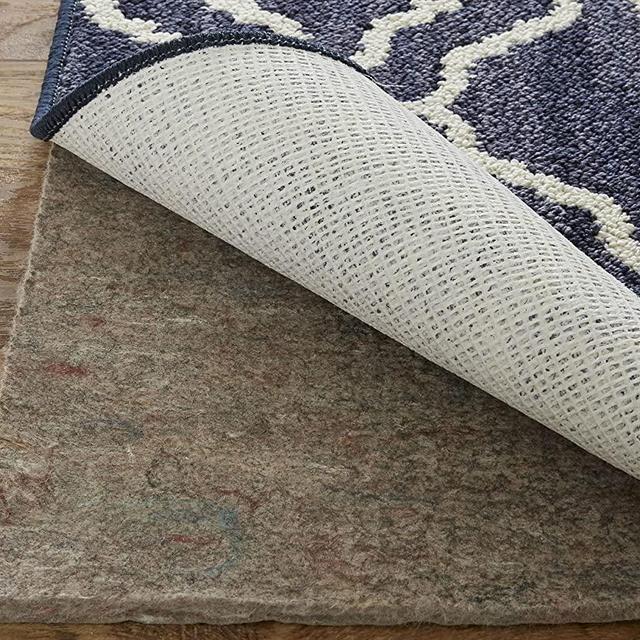 Mohawk Home Dual Surface Felt and Latex Non Slip Rug Pad, 6'x9', 1/4 Inch Thick, Safe for Hardwood Floors and All Surfaces