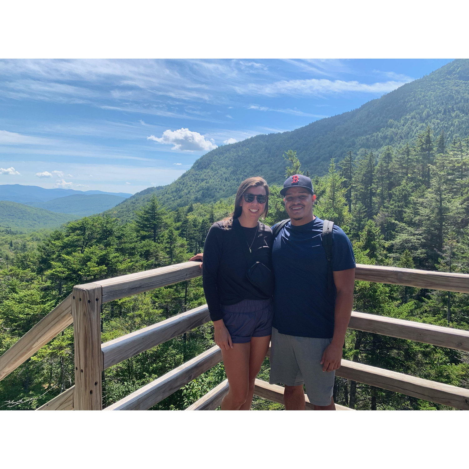 We enjoyed a beautiful summer day in the White Mountains