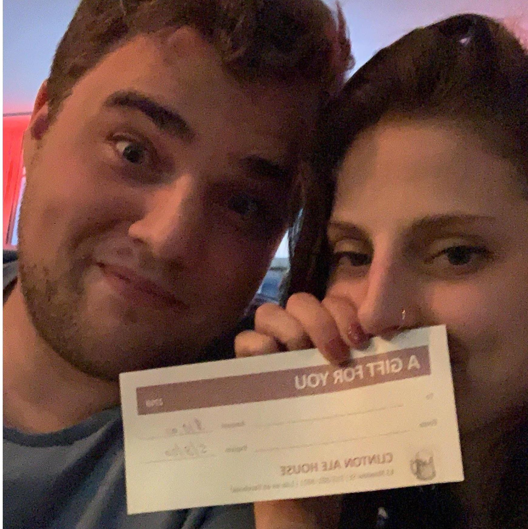 It all started at trivia... 🧠