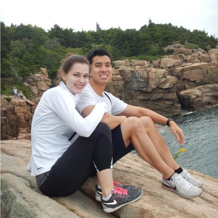 Hike in Acadia with Aki’s family!