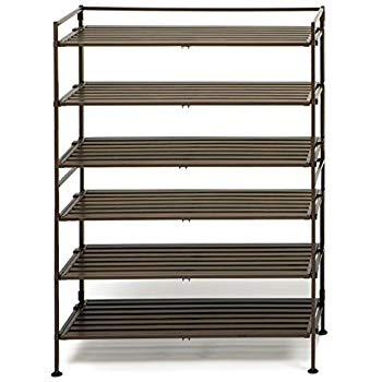 3-Tier Shoe Rack (2-Pack) Espresso