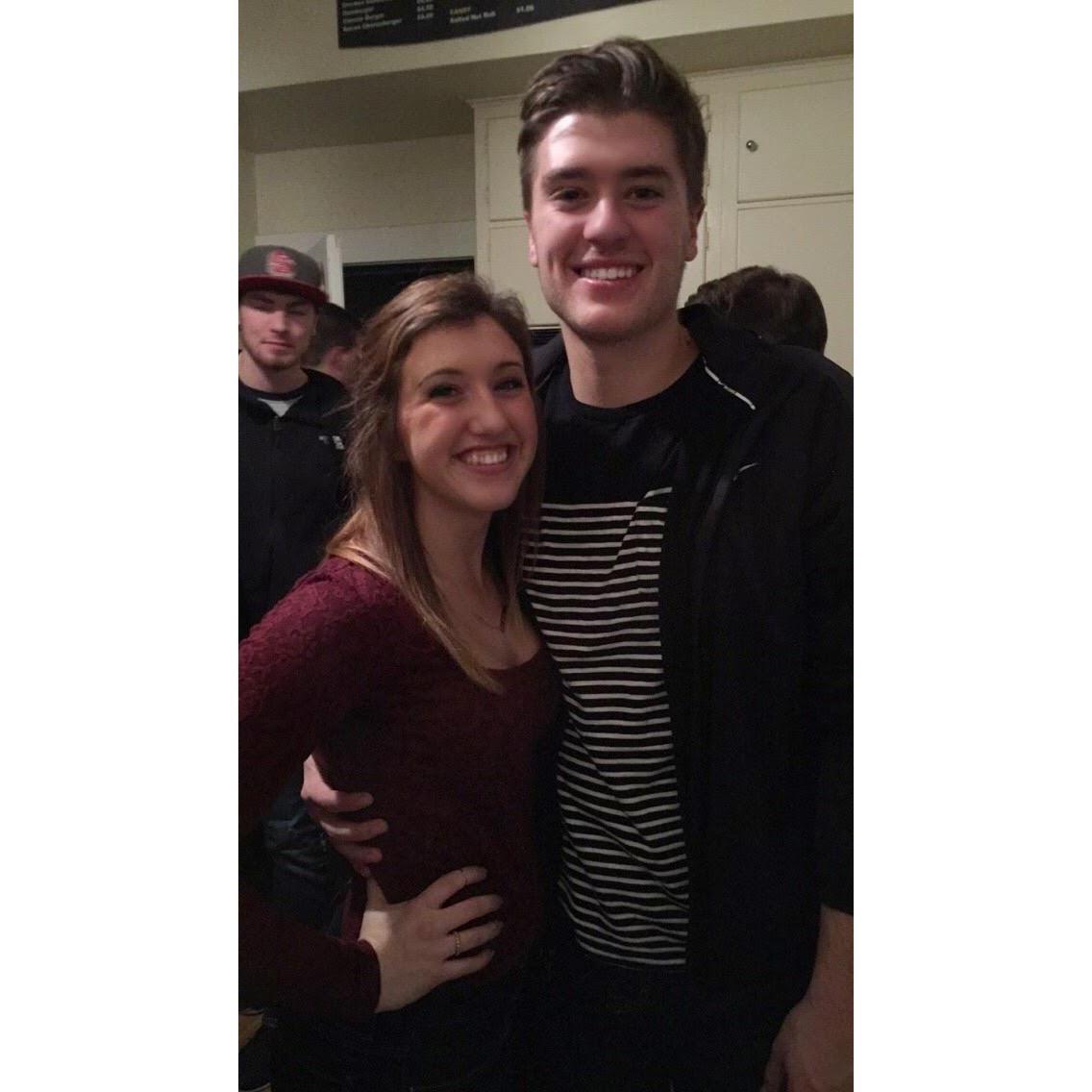 Our first photo together! :')