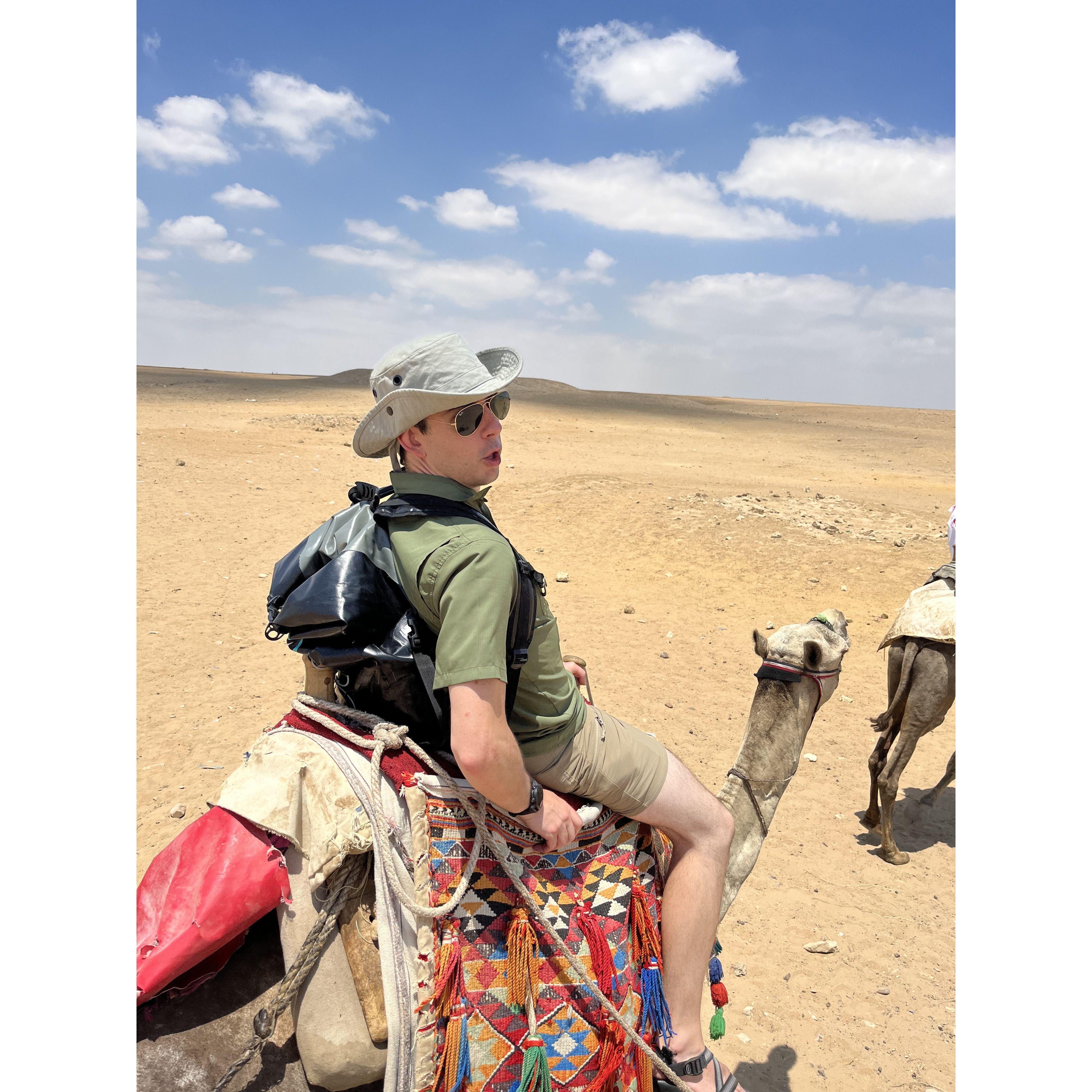 Paul was a...uh...natural on the camel