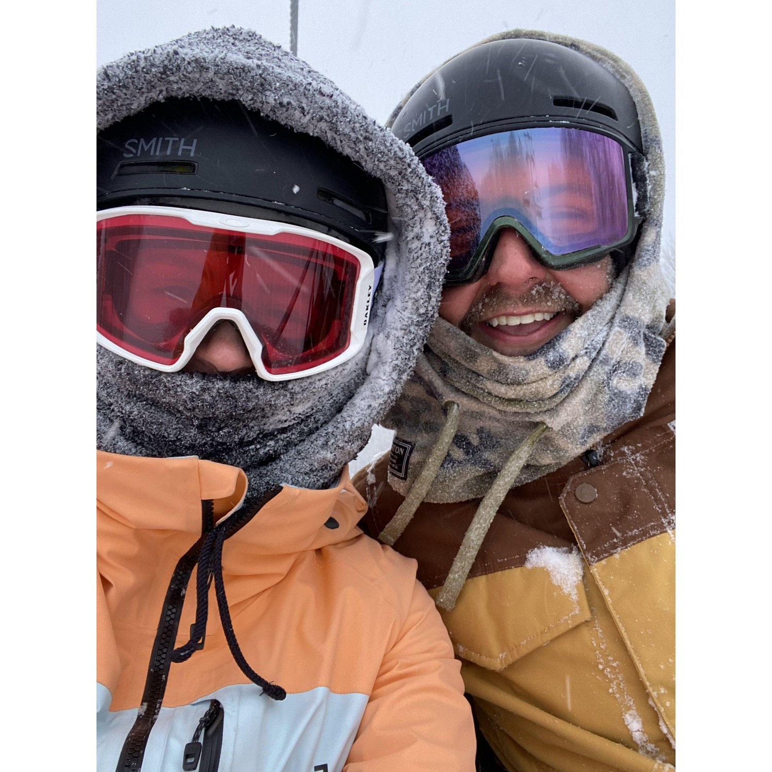 "My beard is frozen"