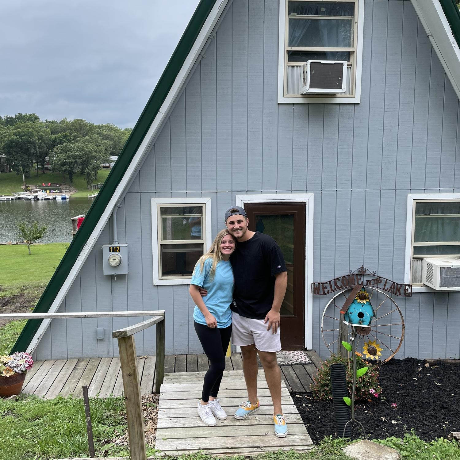 Getting to share a very important piece of my life with Jacob: The cabin in Iowa