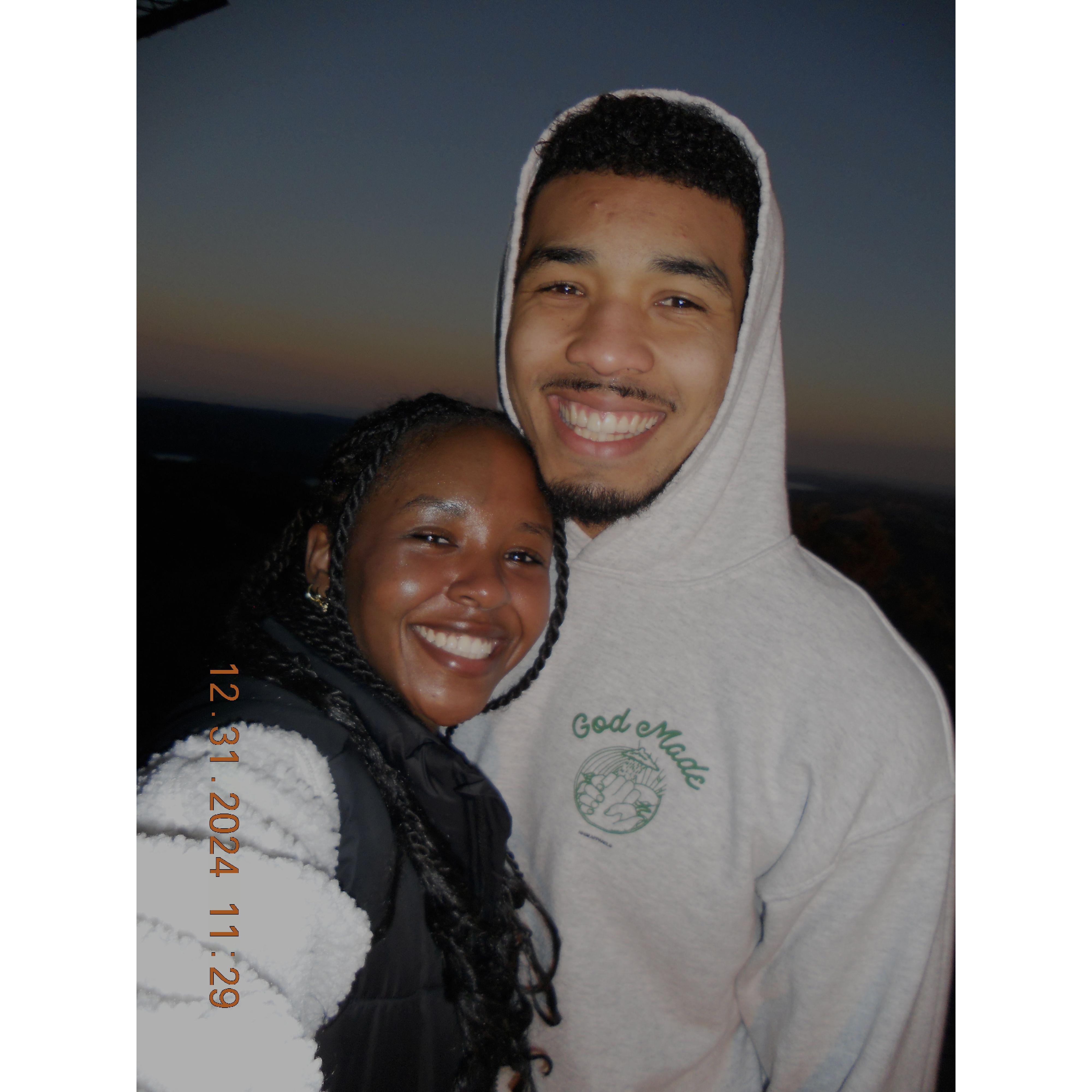 Our first hiking trip together