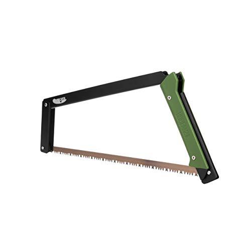 Agawa Canyon - BOREAL21 Folding Bow Saw - Black Frame, Green Handle, All-Purpose Blade
