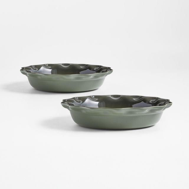 Le Creuset ® Thyme Heritage Pie Dishes, Set of 2