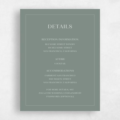 Calming Sage, Green Wedding Enclosure - Linwood