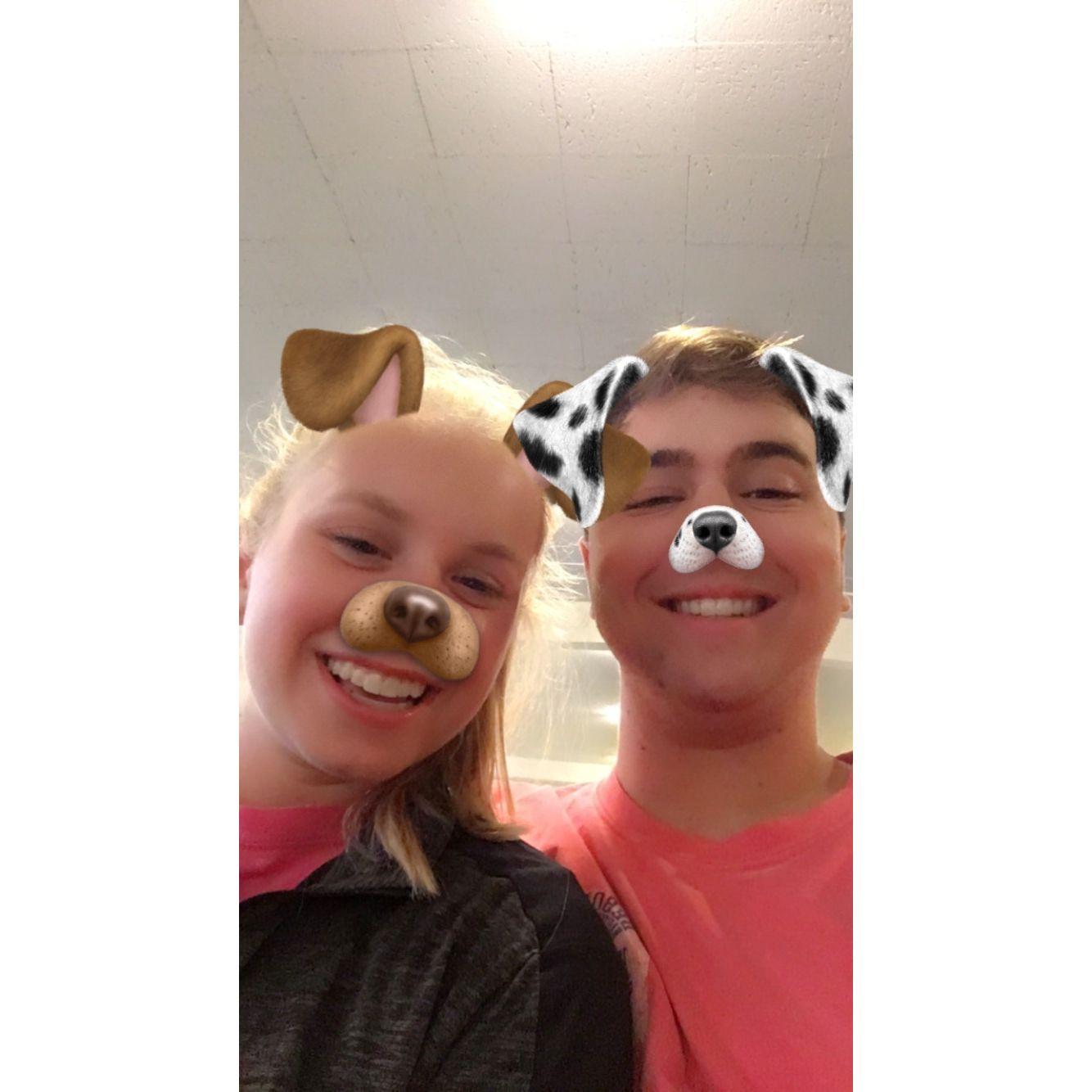 October 4th, 2018: The day that Jack asked Sarah out!! Our first picture as boyfriend and girlfriend :)
