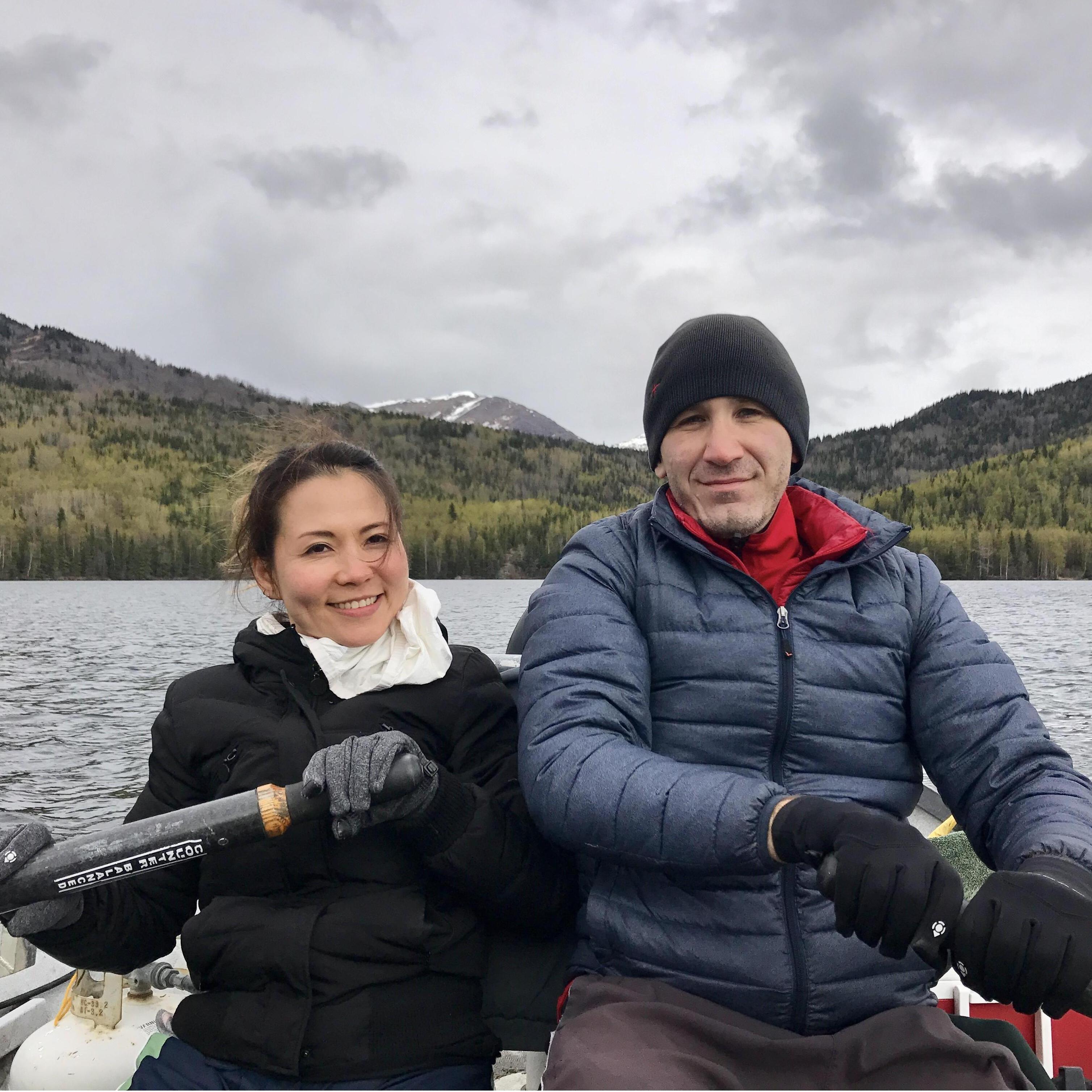 Our first kayaking, Alaska