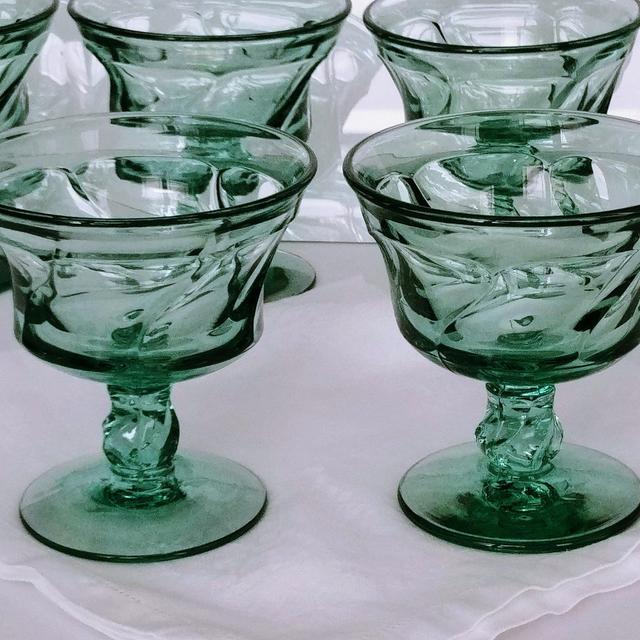 Elegant FOSTORIA JAMESTOWN Green,...