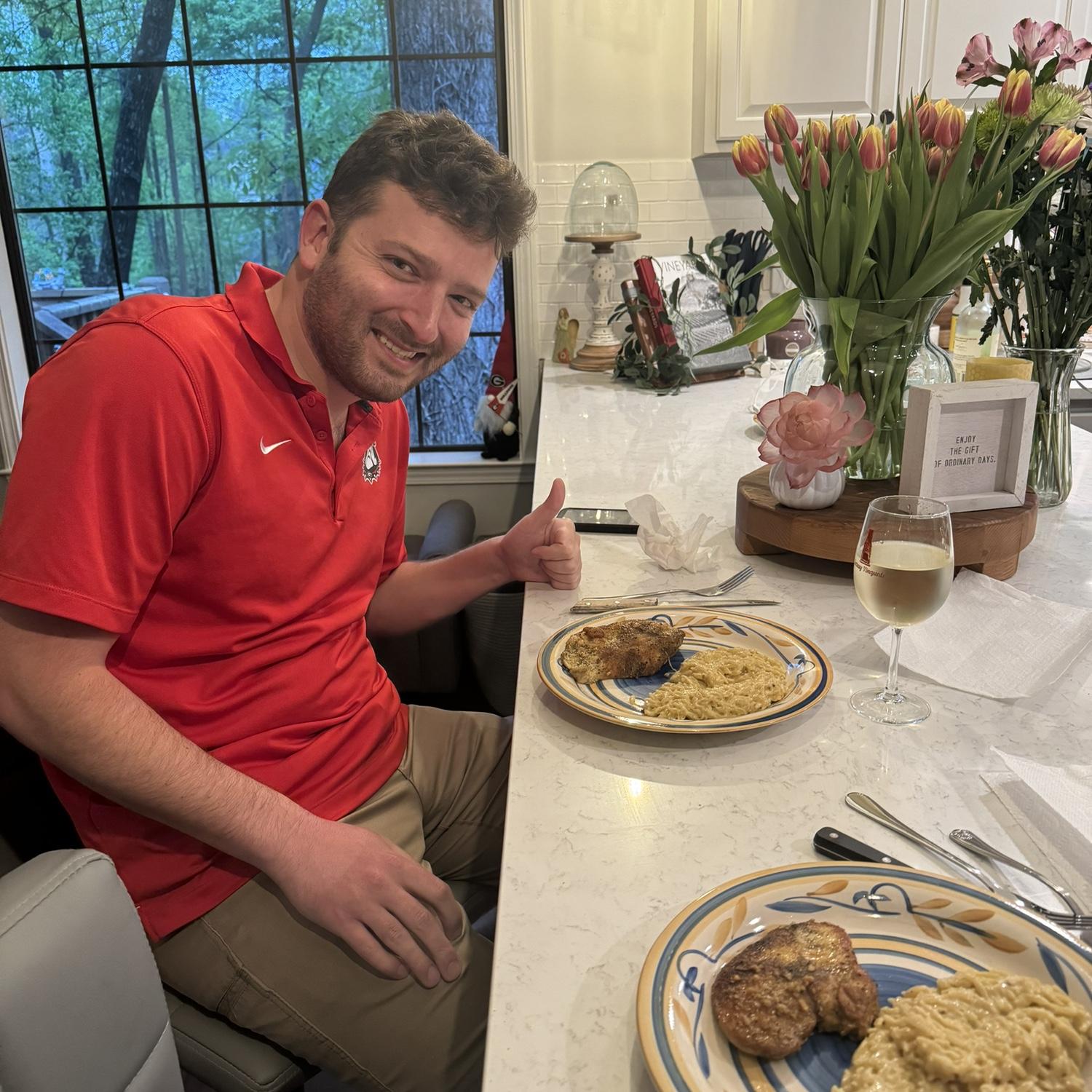 Robert is definitely the better chef