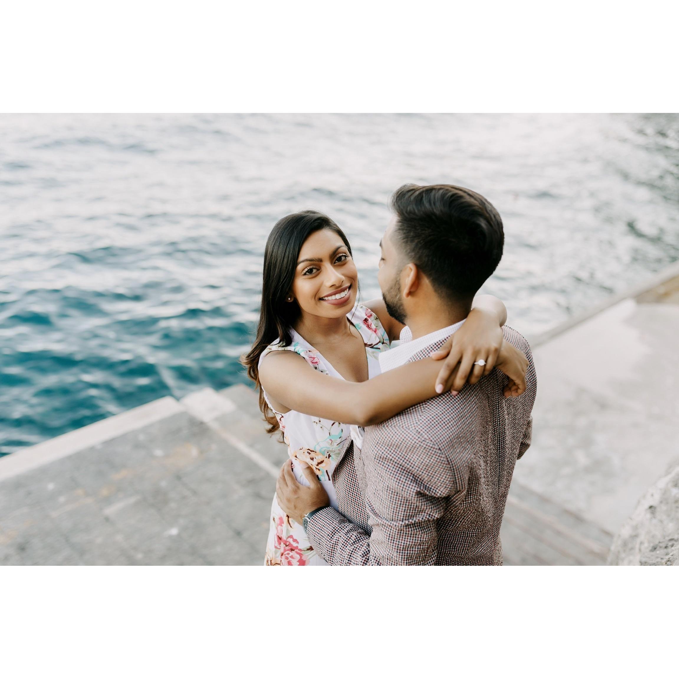 Pictures from our engagement shoot in Positano.