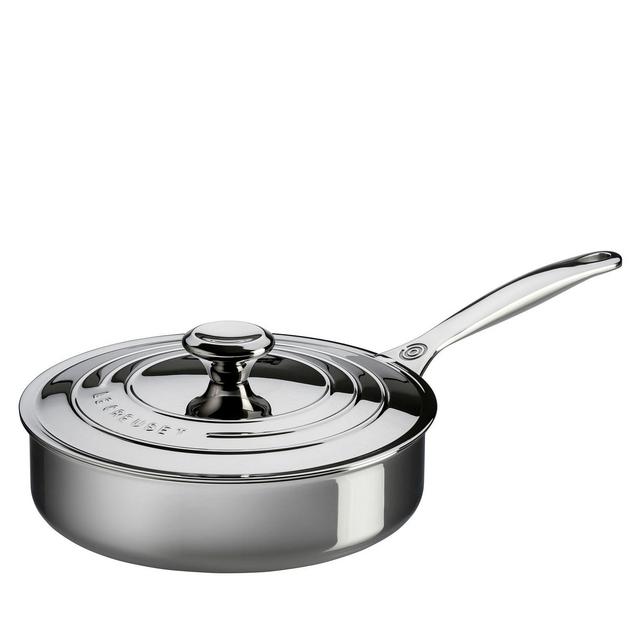 Le Creuset Stainless Steel 3-Quart Sauté Pan With Lid